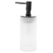 Soap Dispenser, Free Standing, White Glass